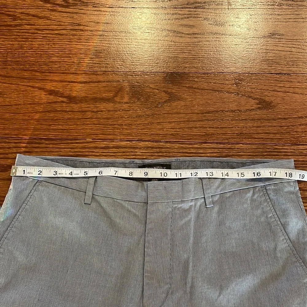BANANA REPUBLIC KENTFIELD MENS pants 100% cotton light blue size 36 x 31